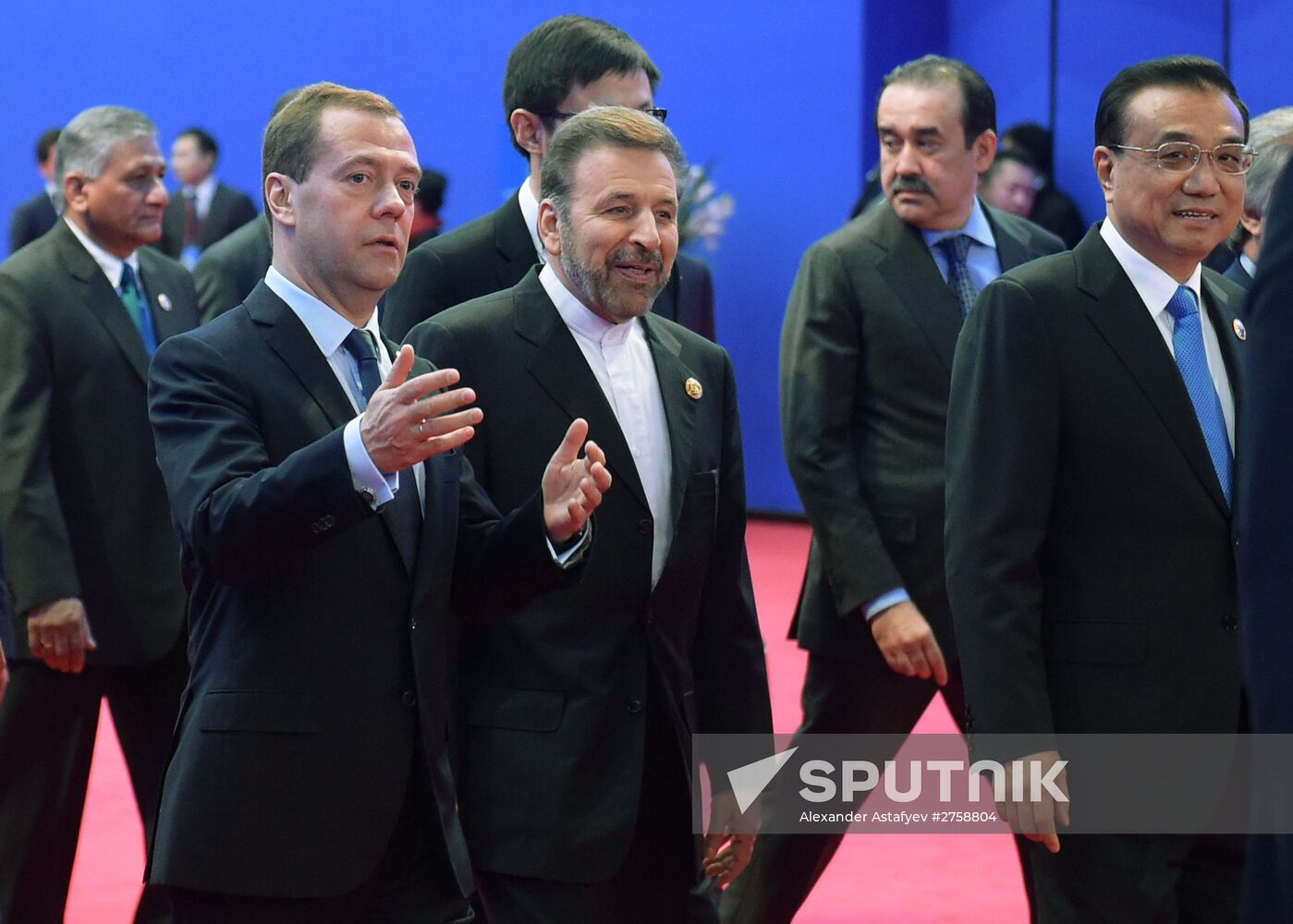 Russian Prime Minister Dmitry Medvedev attends meeting of Council of SCO Heads of Government