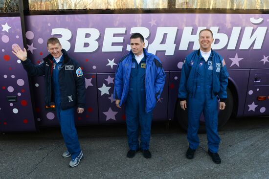 Soyuz TMA-19M spacecraft lifts off from Baikonur Space Center