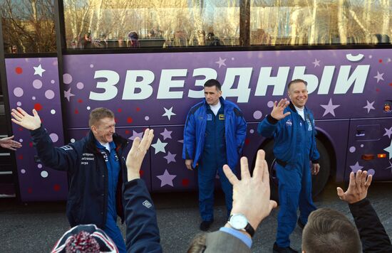 Soyuz TMA-19M spacecraft lifts off from Baikonur Space Center