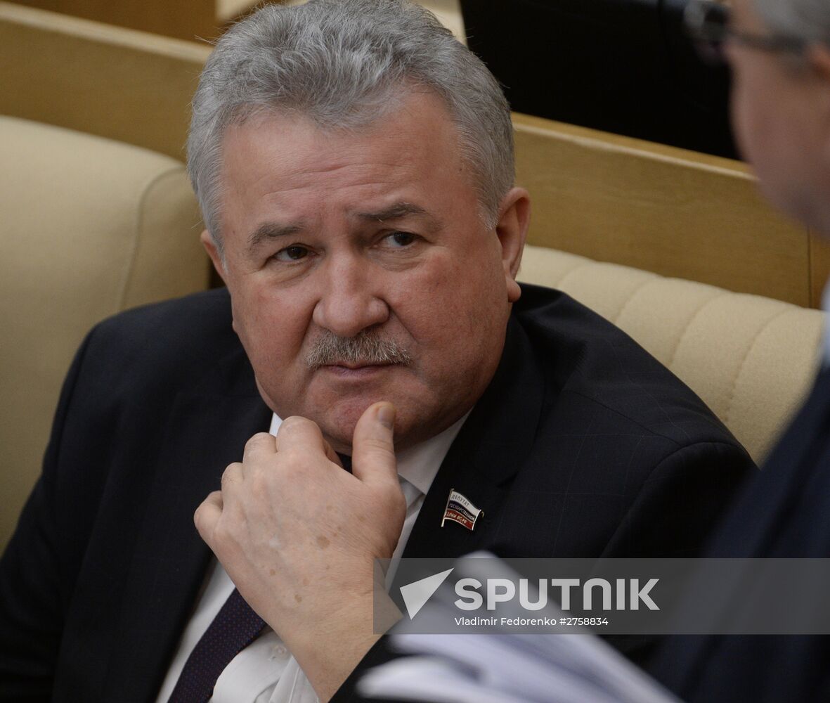 Plenary meeting of the State Duma of the Russian Federation