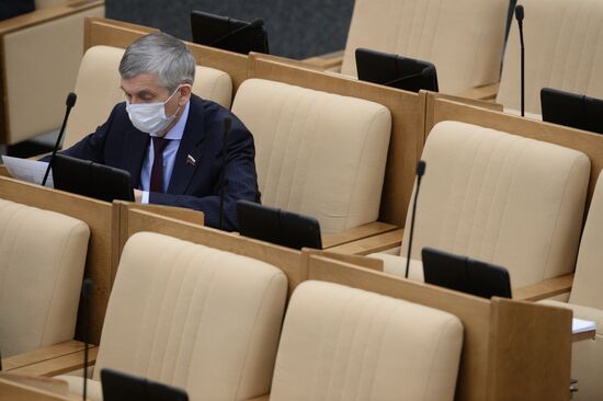 Plenary meeting of the State Duma of the Russian Federation