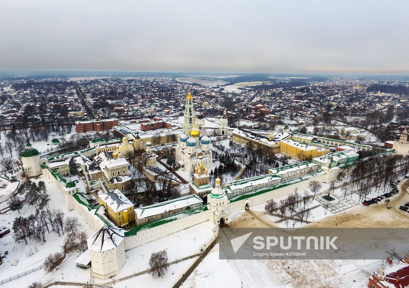 The Trinity St. Sergius Monastery in Sergiyev Posad