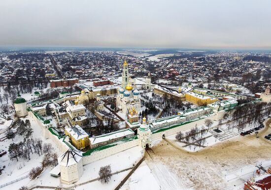 The Trinity St. Sergius Monastery in Sergiyev Posad