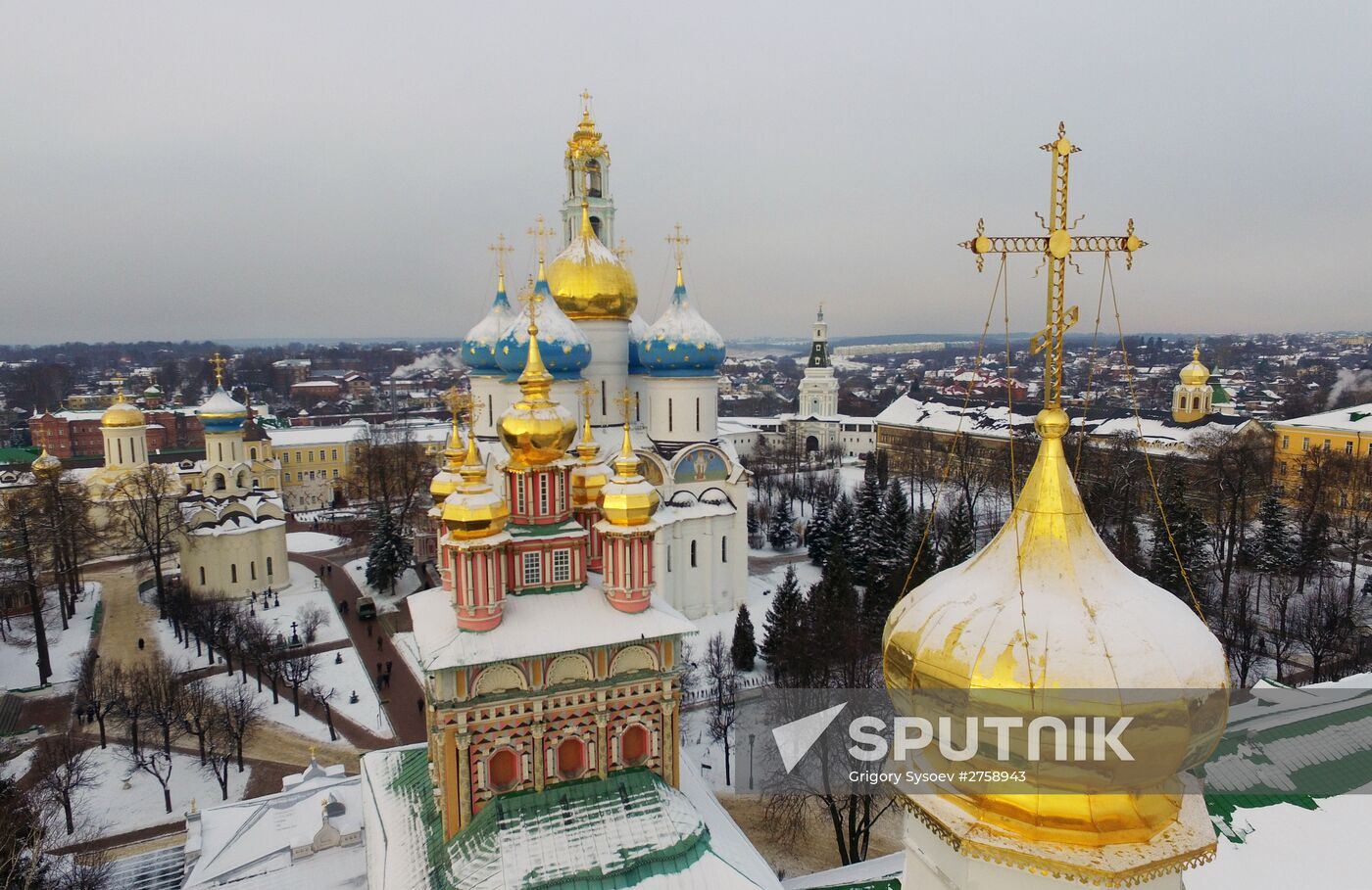 The Trinity St. Sergius Monastery in Sergiyev Posad