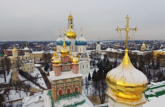 The Trinity St. Sergius Monastery in Sergiyev Posad