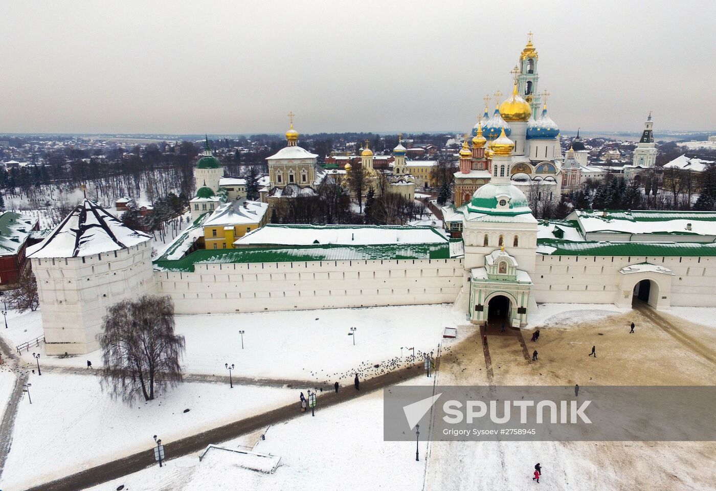 The Trinity St. Sergius Monastery in Sergiyev Posad