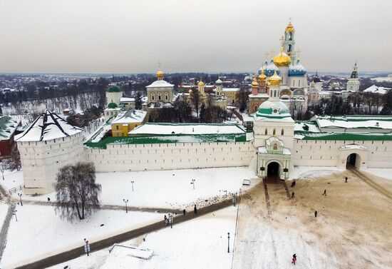 The Trinity St. Sergius Monastery in Sergiyev Posad