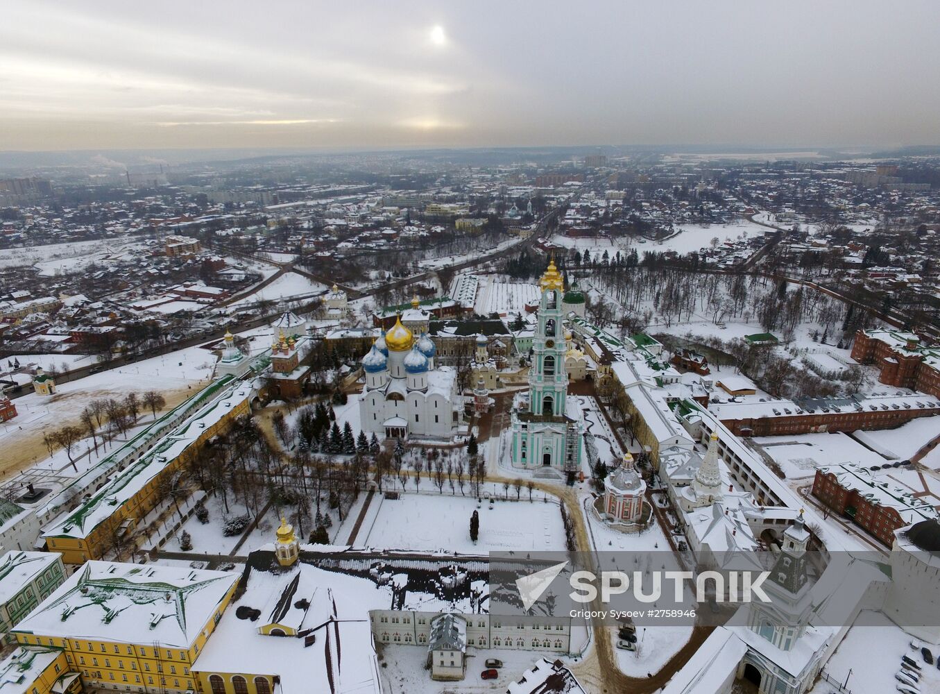 The Trinity St. Sergius Monastery in Sergiyev Posad