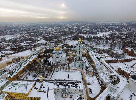 The Trinity St. Sergius Monastery in Sergiyev Posad