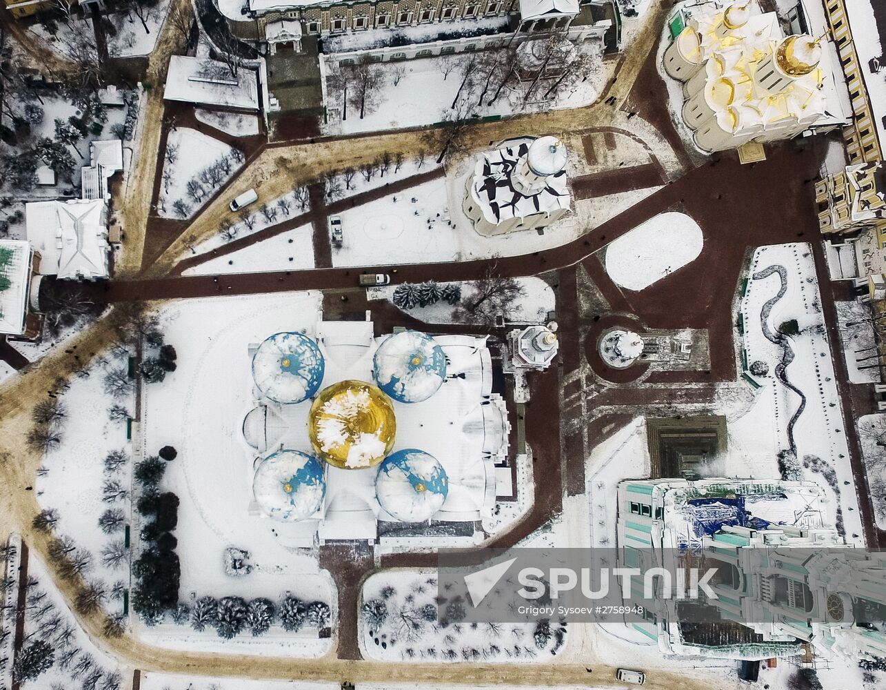 The Trinity St. Sergius Monastery in Sergiyev Posad