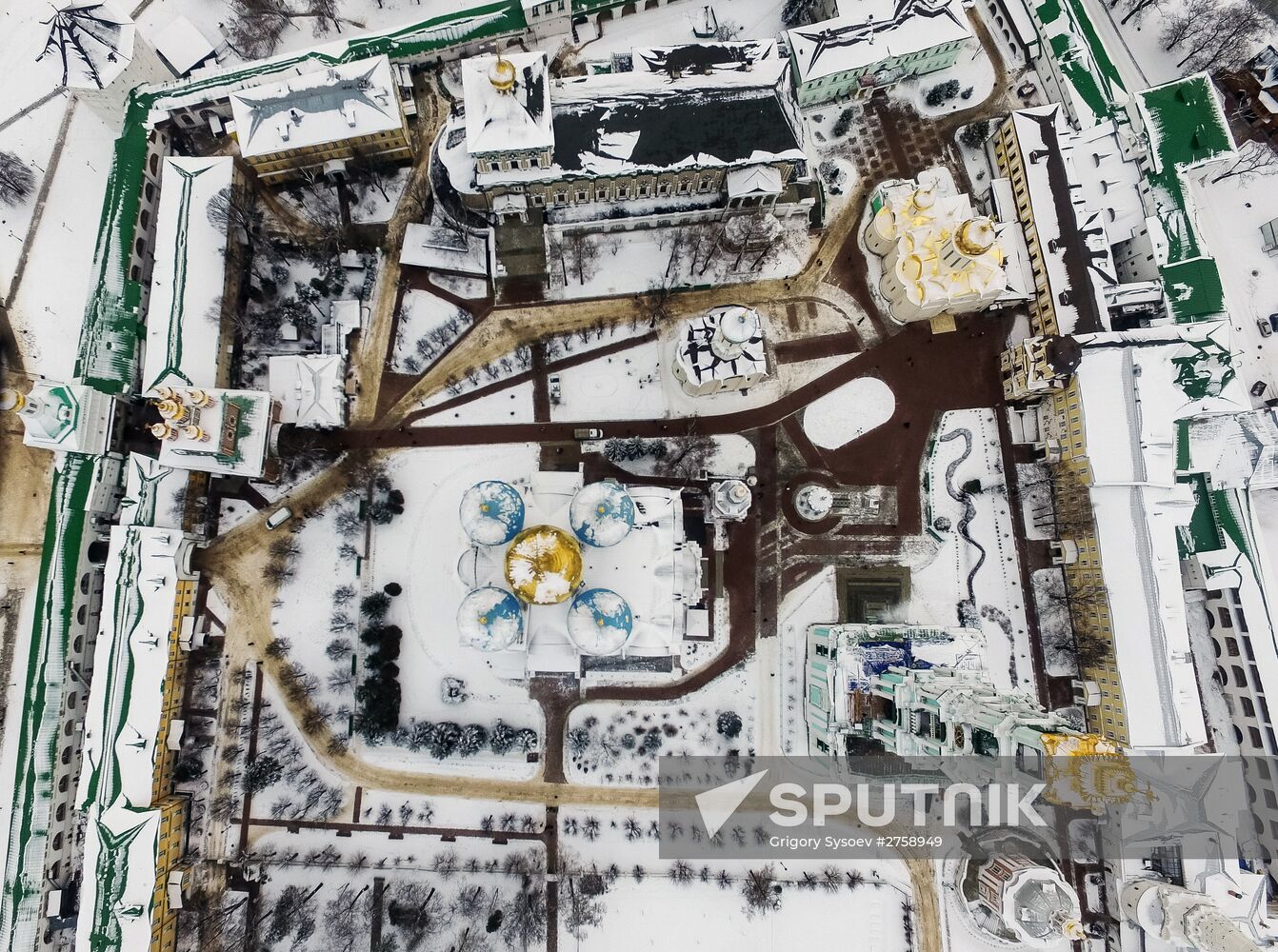 The Trinity St. Sergius Monastery in Sergiyev Posad
