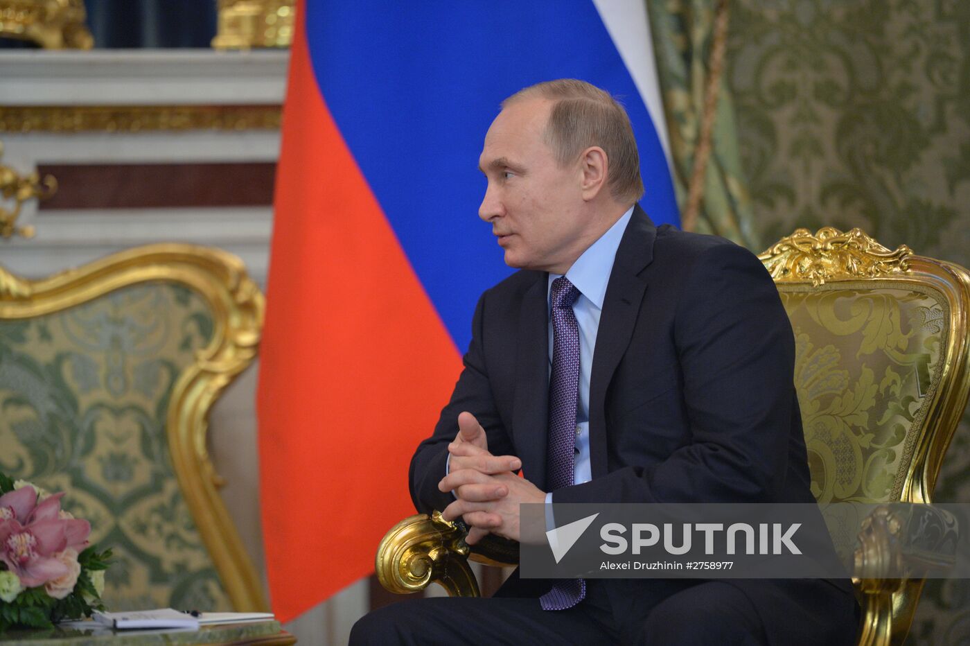 Russian President Vladimir Putin holds Russian-Belarusian talks