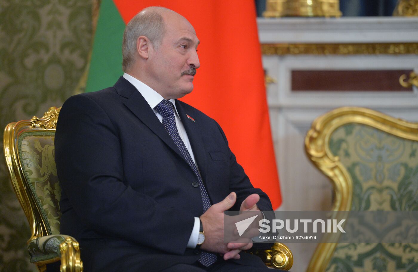 Russian President Vladimir Putin holds Russian-Belarusian talks