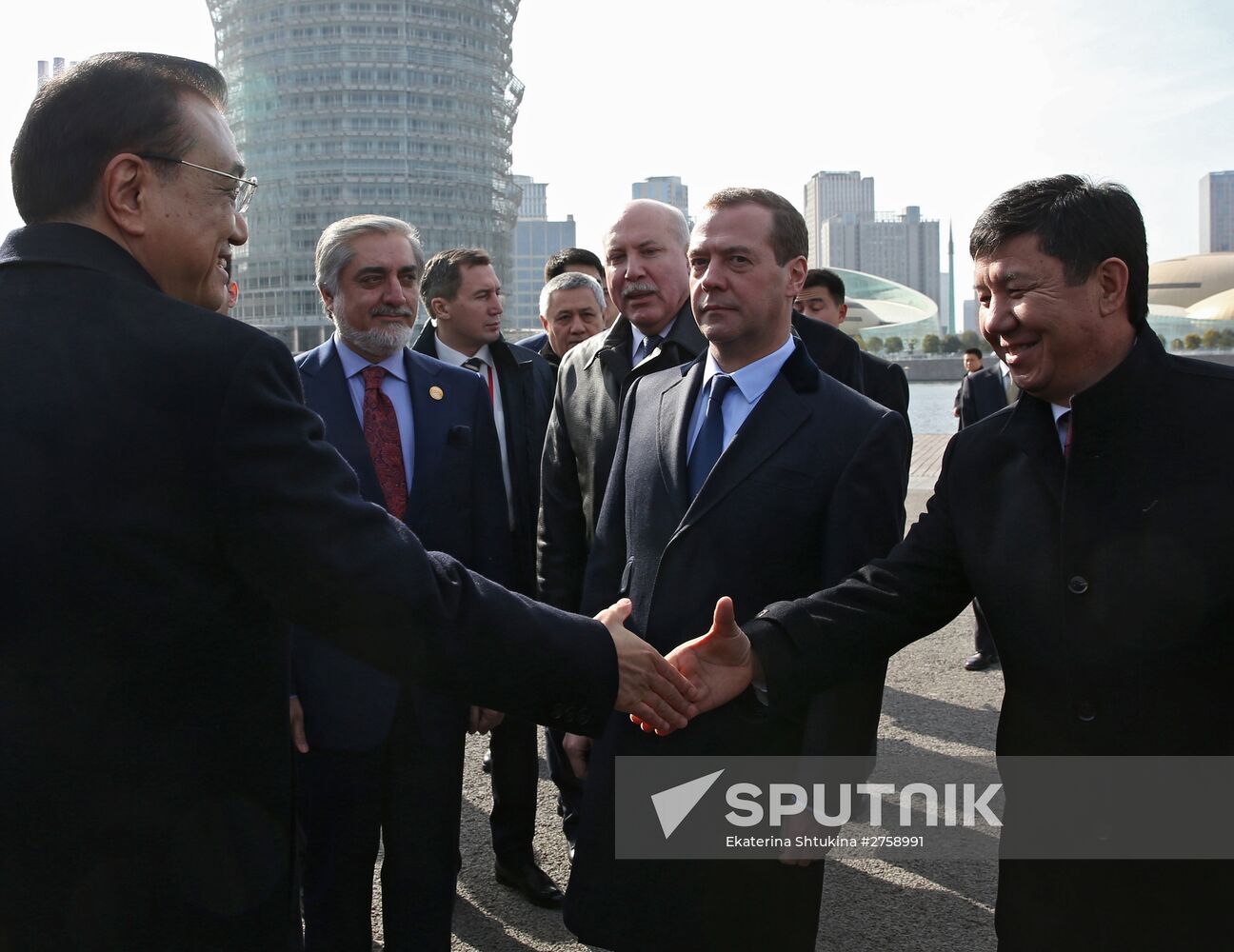 Prime Minister Dmitry Medvedev attends SCO Council of Heads of Government meeting