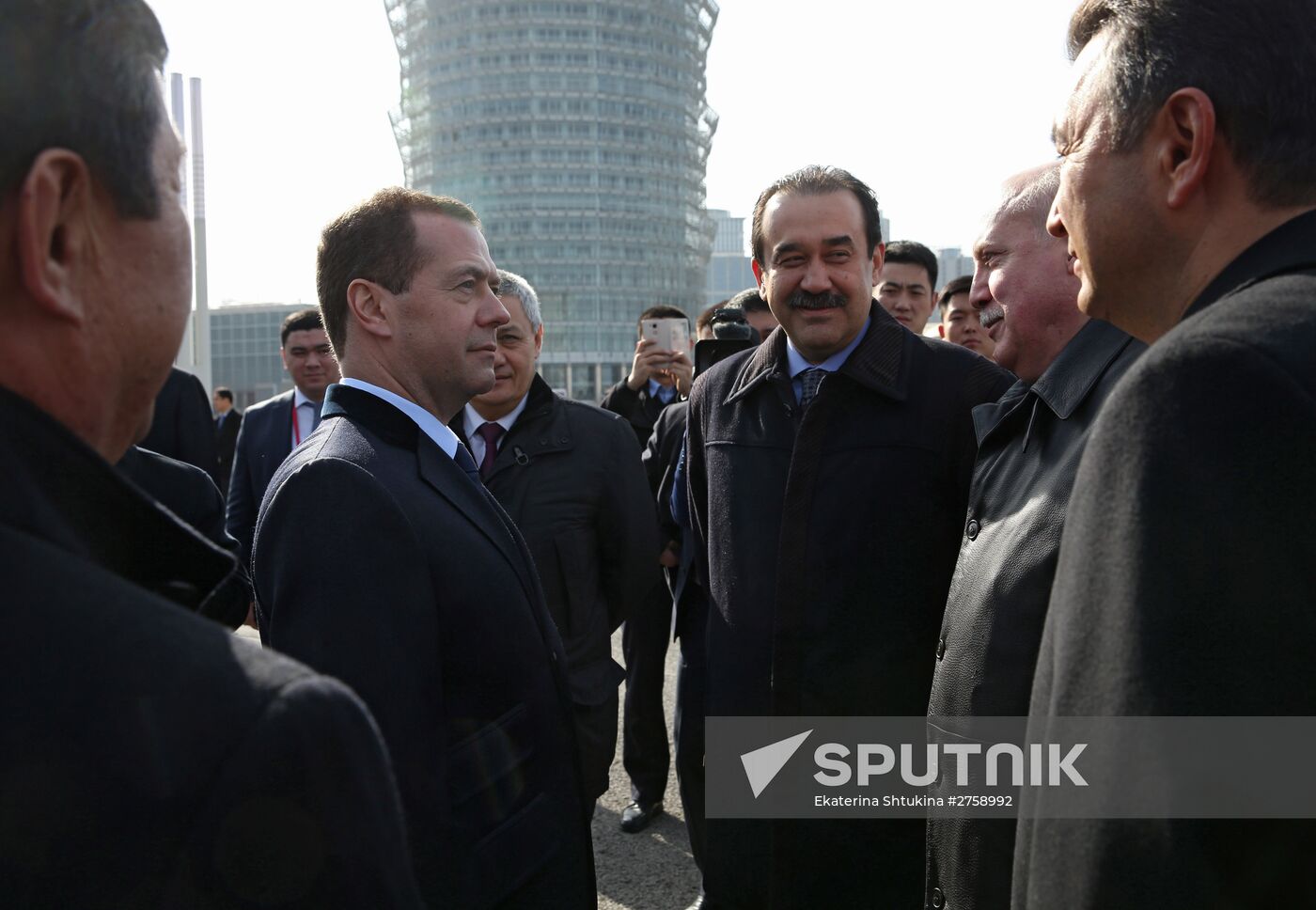 Prime Minister Dmitry Medvedev attends SCO Council of Heads of Government meeting