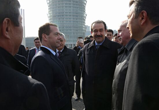 Prime Minister Dmitry Medvedev attends SCO Council of Heads of Government meeting