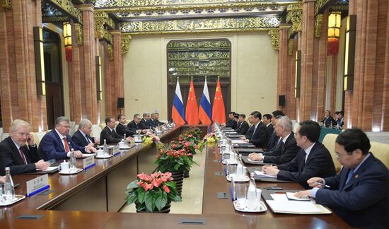 Prime Minister Dmitry Medvedev attends SCO Council of Heads of Government meeting