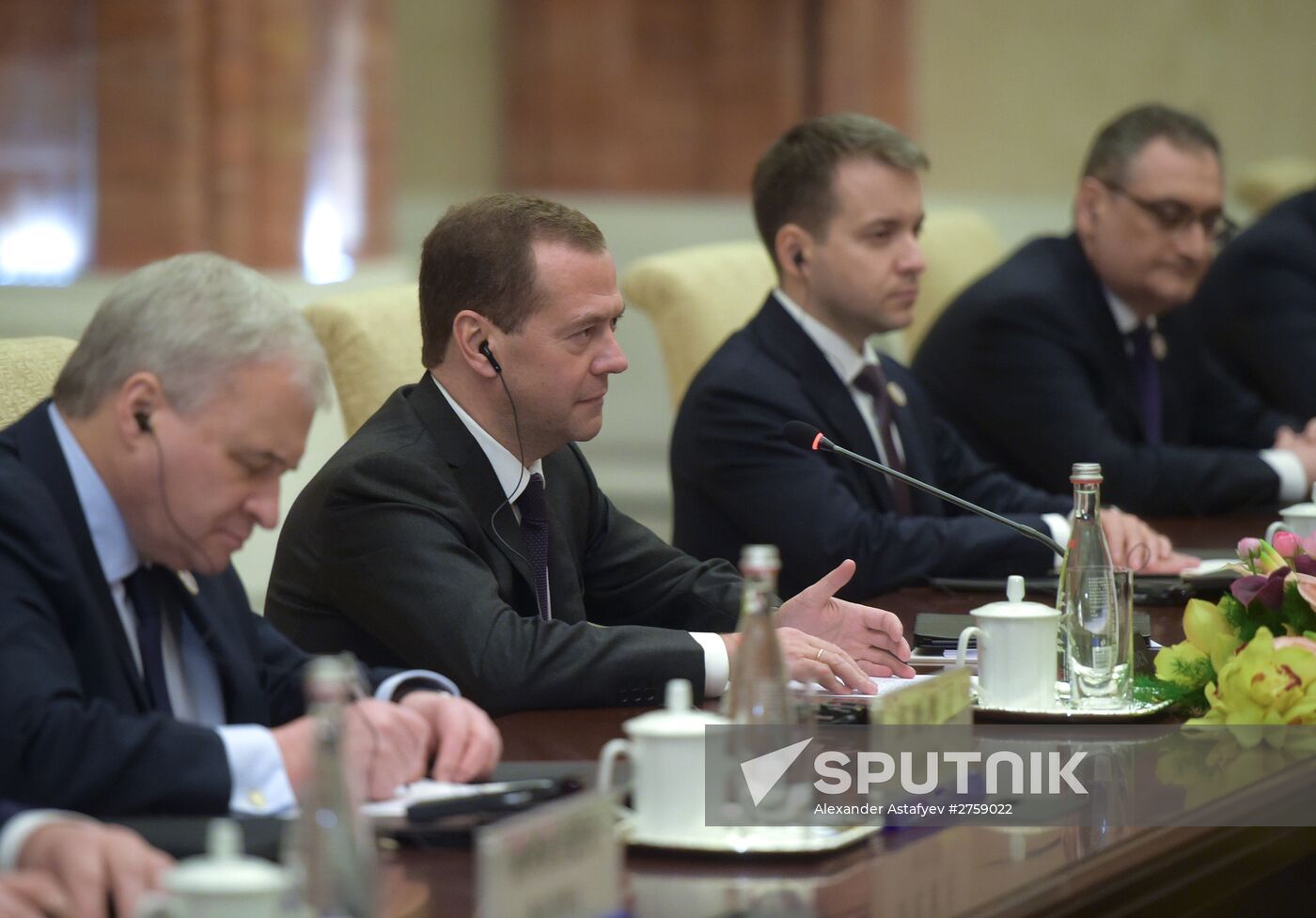 Prime Minister Dmitry Medvedev attends SCO Council of Heads of Government meeting