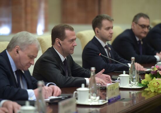Prime Minister Dmitry Medvedev attends SCO Council of Heads of Government meeting
