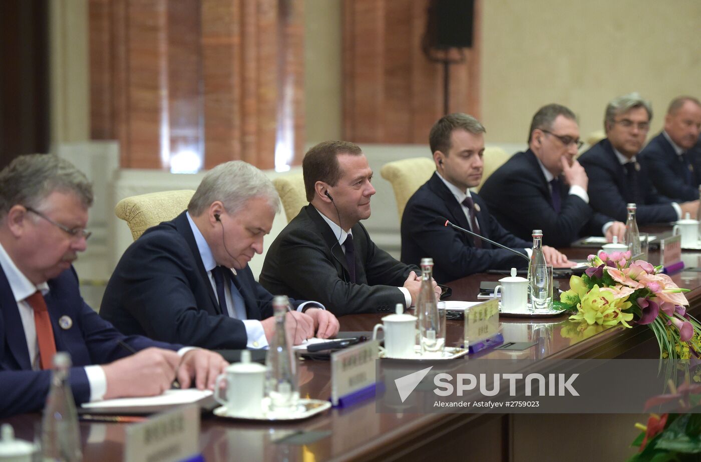 Prime Minister Dmitry Medvedev attends SCO Council of Heads of Government meeting