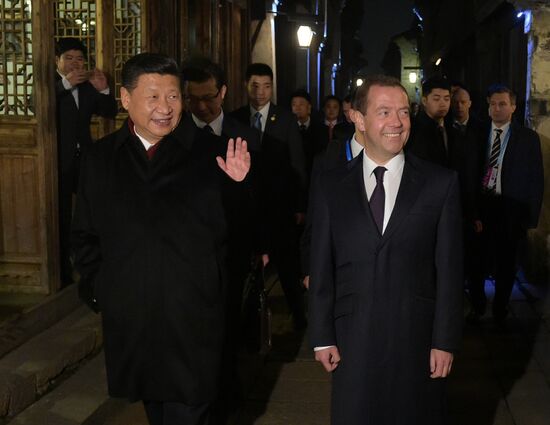 Prime Minister Dmitry Medvedev attends SCO Council of Heads of Government meeting