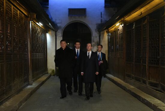 Prime Minister Dmitry Medvedev attends SCO Council of Heads of Government meeting