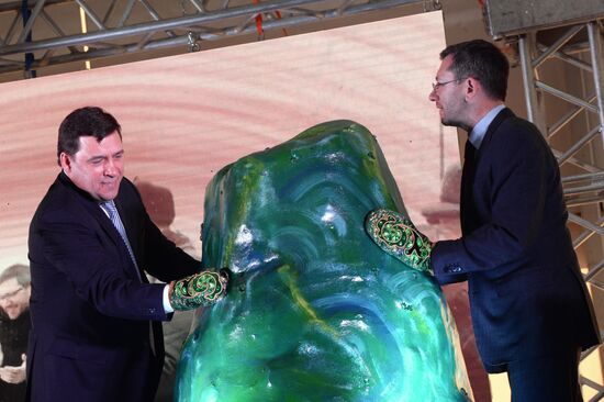 Ceremony of launching new combined-cycle turbine in Nizhnyaya Tura