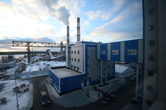 Ceremony of launching new combined-cycle turbine in Nizhnyaya Tura