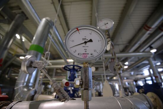 Ceremony of launching new combined-cycle turbine in Nizhnyaya Tura