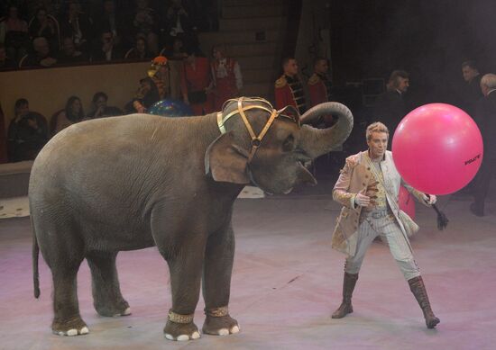 Ceremony of opening Big State Circus on Fontanka