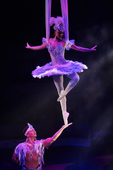 Ceremony of opening Big State Circus on Fontanka