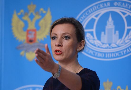 Briefing by Foreign Ministry Spokesperson Maria Zakharova