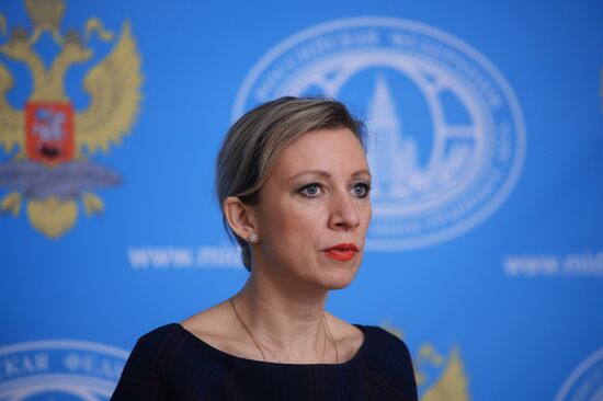 Briefing by Foreign Ministry Spokesperson Maria Zakharova