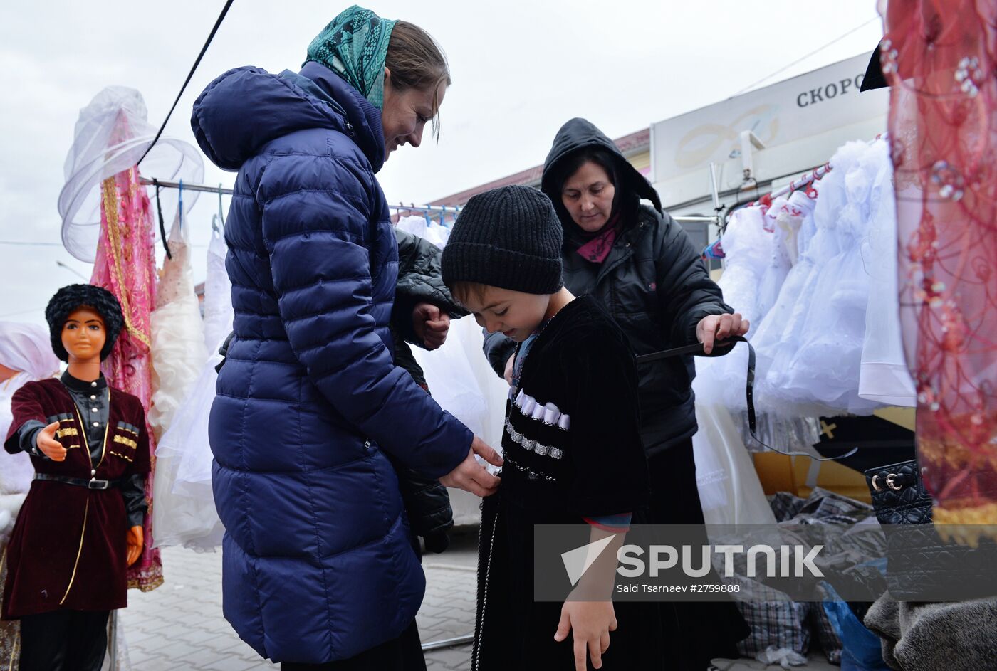 New Year preparations in Grozny