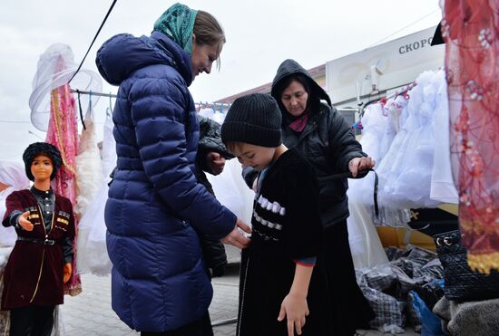 New Year preparations in Grozny