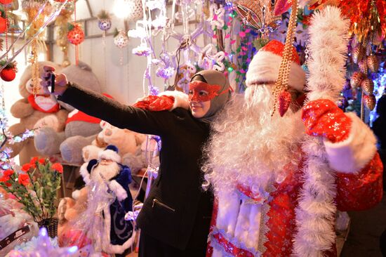 New Year preparations in Grozny