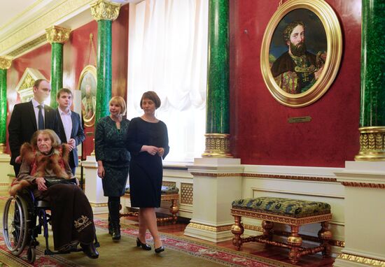 Baroness Irina von Dreyer visits Kremlin