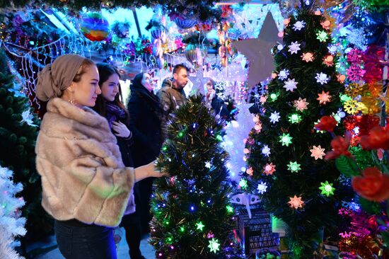 New Year preparations in Grozny