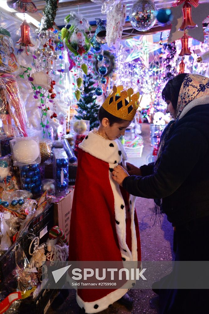 New Year preparations in Grozny