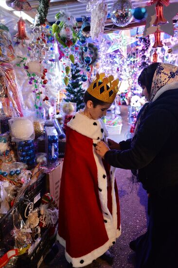 New Year preparations in Grozny