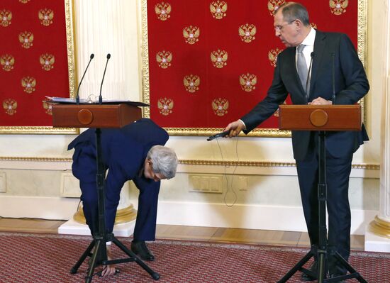 Russian President Vladimir Putin's meeting with U.S. Secretary of State John Kerry