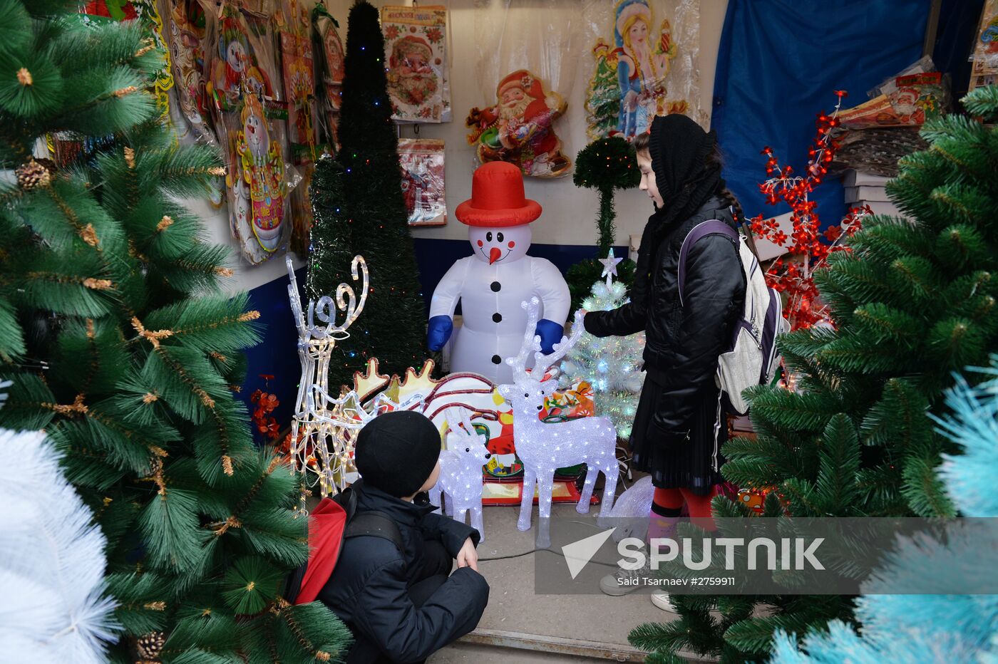 New Year preparations in Grozny