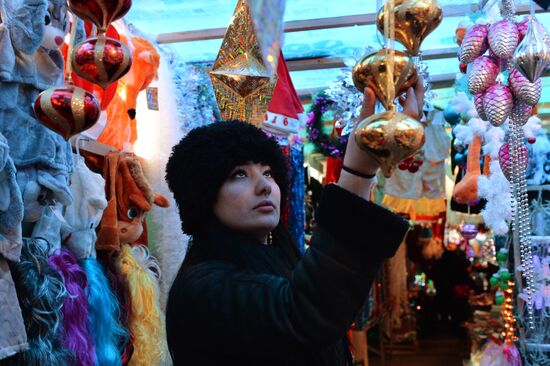 New Year preparations in Grozny