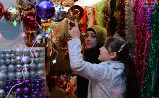 New Year preparations in Grozny