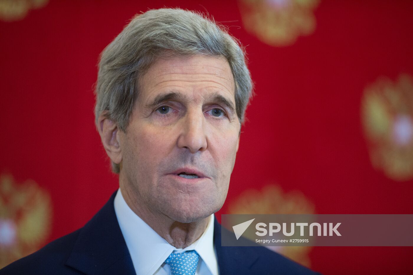 Russian President Vladimir Putin's meeting with U.S. Secretary of State John Kerry