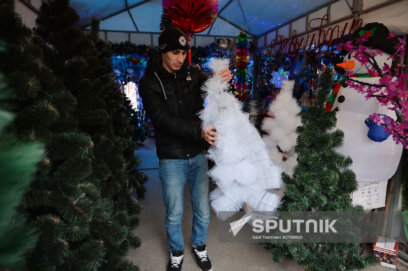 New Year preparations in Grozny