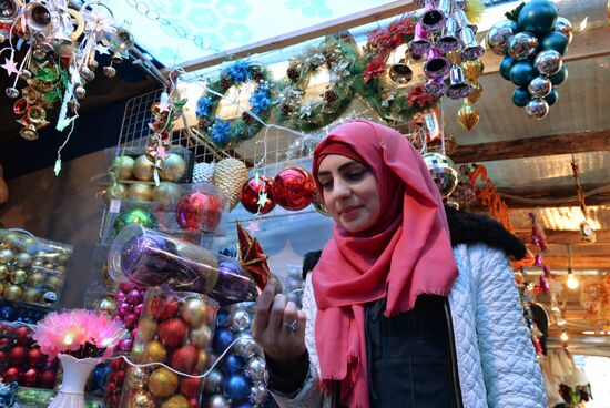New Year preparations in Grozny