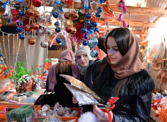 New Year preparations in Grozny