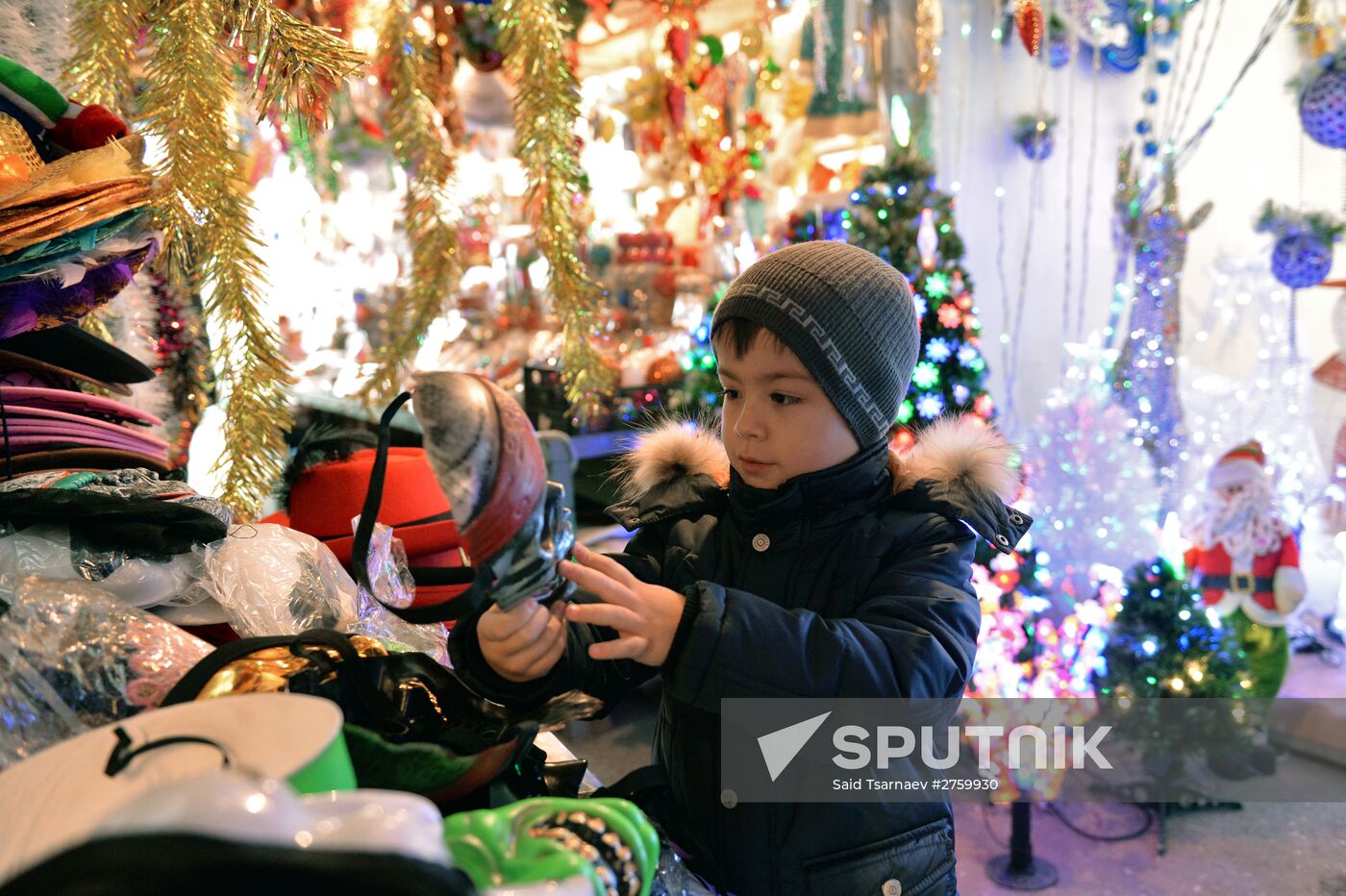 New Year preparations in Grozny