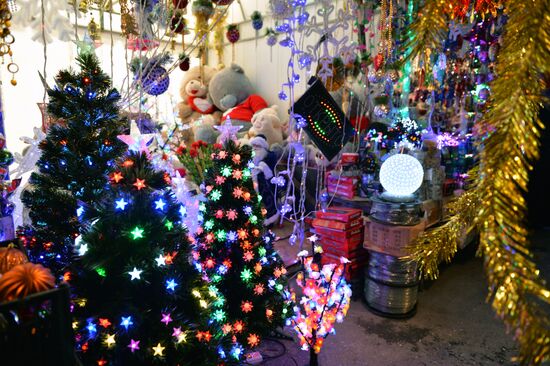 New Year preparations in Grozny